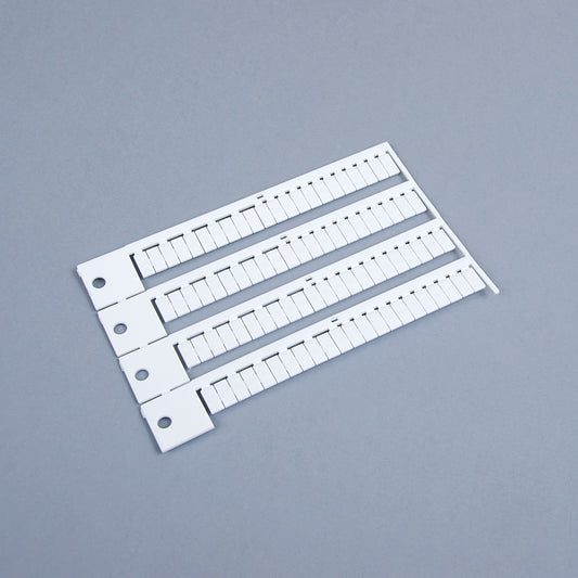 OD10-5P NYOMTATÁS NÉLKÜLI KOMBINÁLT LETÉPŐ CÍMKE (1,5 mm²-es sorkapcsokhoz)