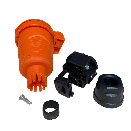 Narancssárga, hermetikus gumi aljzat IP54, patenttal 16A 250V francia típus (Pin) RDP-O-E Bylion