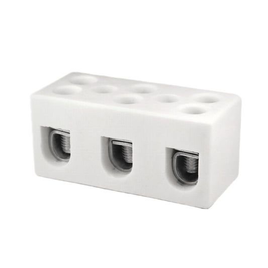 ONKA 25mm2 / 3-tekercses Steatit / Kerámia / Porcelán csatlakozó - PORCELAIN TERMINAL BLOCK, 1070013