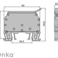 ONKA 6mm2 screw connection fuse connector (fuse not included) gray, 1010241