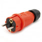 Narancssárga gumidugó IP54, kábelhez, dupla földelés, 2P+Z, REF-O , 16 amper 250 volt, gyártó Bylion