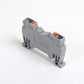 ONKA 4mm2 spring terminal connector DIN rail connector gray, 2 wire, 1020024