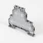 ONKA 4mm2, 2-level screw terminal DIN rail connector 4-wire gray, 1010368