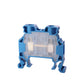 ONKA 4mm2 screw connector DIN rail connector 2-wire blue, 1010025