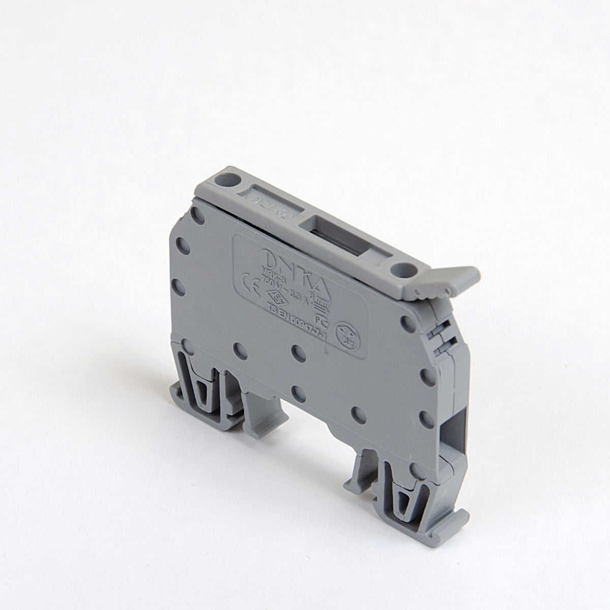 ONKA 6mm2 screw connection fuse connector (fuse not included) gray, 1010241