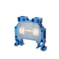 ONKA 6mm2 screw connector DIN rail connector 2 wire blue, 1010035