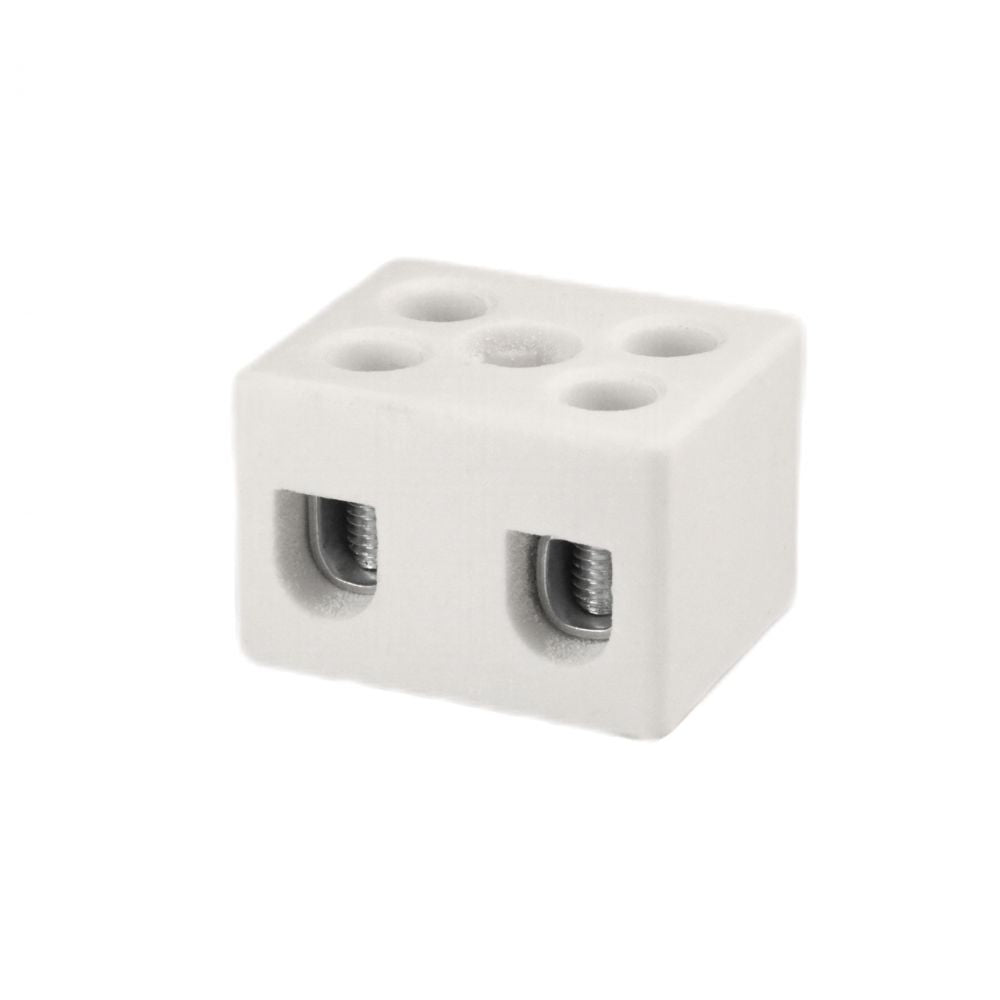 ONKA 4-6mm2 / 2 rail Steatite / Ceramic / Porcelain connector - PORCELAIN TERMINAL BLOCK, 1070004