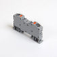 ONKA 10mm2 spring rail connector connecting strip DIN rail connecting strip 2-wire gray, 1020044