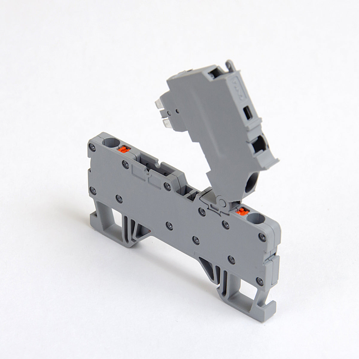 ONKA 2.5 mm2 screw terminal fuse connector block (fuse not included) gray, 1020223
