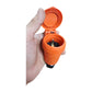 Narancssárga, hermetikus gumi aljzat IP54, patenttal 16A 250V francia típus (Pin) RDP-O-E Bylion
