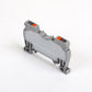 ONKA 1.5 mm2 spring rail connector DIN rail connector 2-wire gray, 1020002