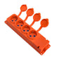 4x rubber socket "rubber" orange, with cover, hermetic IP44, 250V, 16A, SCHUKO 2P+Z, 4KMP-F-O, Bylion
